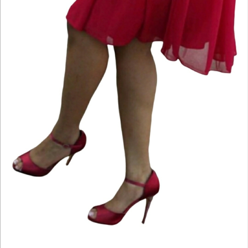 Guiliani gorgeous burgundy heels in box